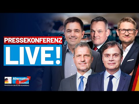 LIVE: Pressekonferenz der AfD-Fraktion - Diese Woche im Bundestag