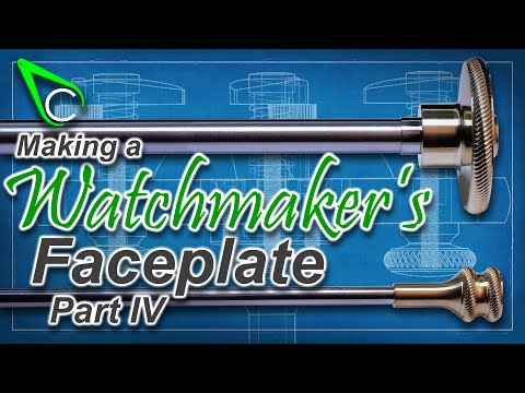 Watchmaking - Making a Watchmaker's Faceplate for the Sherline - Pt 4 - (feat. The Wobble Stick)