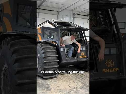 I will be living living out of this Sherp in Alaska?? #sherp