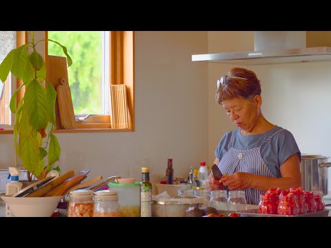 北海道の夏の終わりの色と音|冷製とうきびスープとトマトスープ|トマト料理とジンギスカン|暮らしのVlog