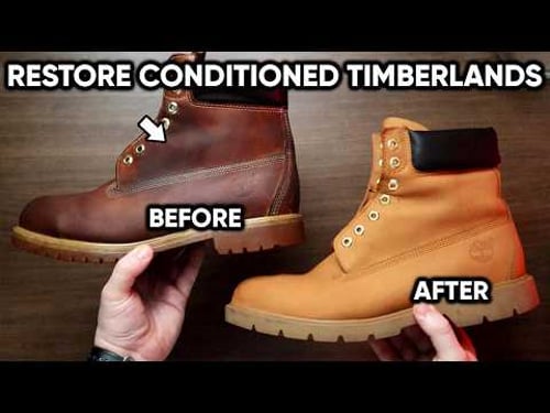 How to Restore Darkened Timberland Leather Boots | Complete Guide to Lightening & Unconditioning