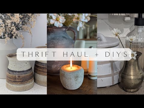 Thrift & Style With Me + DIYs / Budget Thrifting & Decorating for High End Style