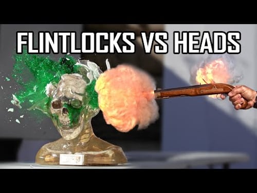 How Powerful are Black Powder Guns?? - Ballistic High-Speed