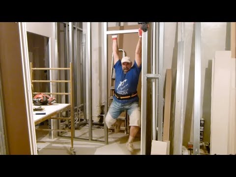 How to make a lintel for a doorway on metal structures for plasterboard?