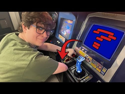 Arcade games with one arm?