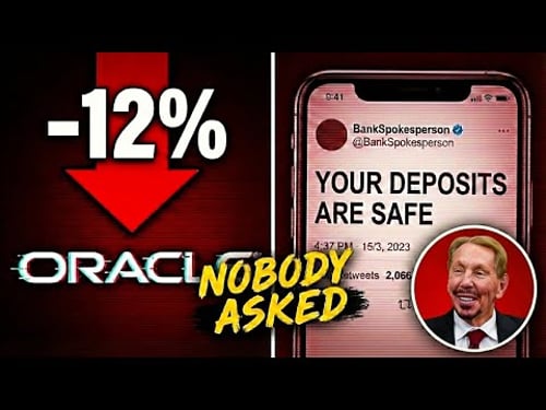 Oracle's Panic Tweets Just Crashed Their Stock 12% (Nobody Asked)