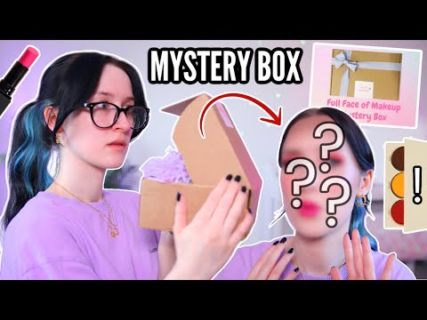 I Bought A MYSTERY “Full Face Of Makeup” BOX From Etsy...