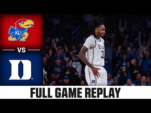 Kansas vs Duke Full Game Replay | 2025-26 ACC Men's Basketball