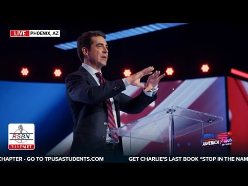 WATCH: Jesse Watters speaks at TPUSA's AmericaFest Conference Day Three. - 12/20/2025