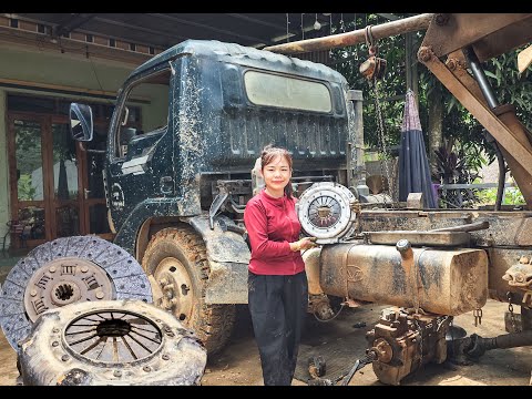 2 hour female mechanic replaces clutch for truck