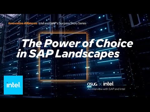 The Power of Choice in SAP Landscapes: An interview with SAP and Intel | Intel Business