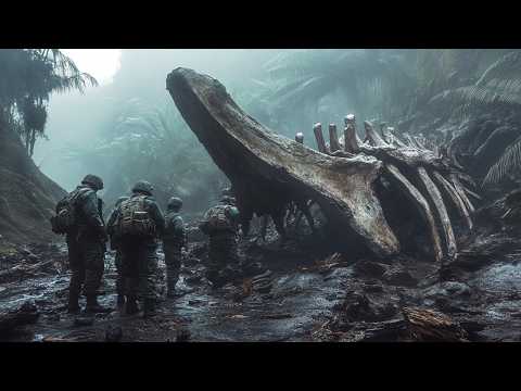 2025最新科幻冒險大片,原始森林發現巨型骨架,原始霸主血腥獵殺!
