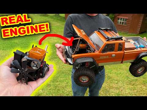Real Engine in Toy Car Project