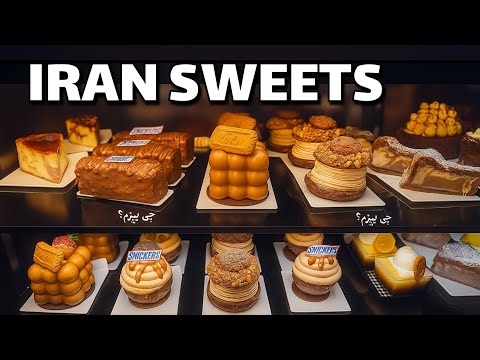 Amazing Chocolate Exhibition in Iran 🍫Street foods