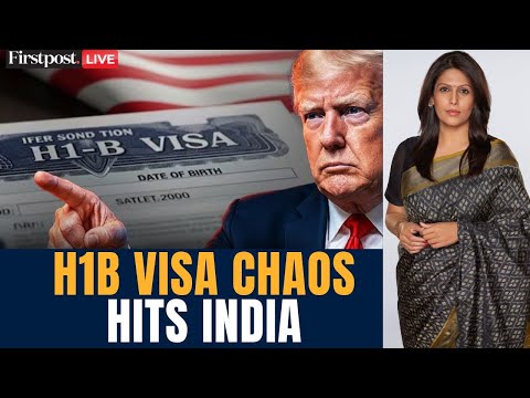 Trump H1B Rules LIVE: Trump's H-1B Curbs Trigger Chaos In India | Vantage with Palki Sharma