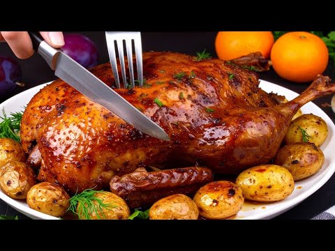 Crispy Christmas duck in the oven! Simple, perfect holiday recipe:
