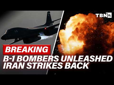 BREAKING: U.S. B-1 Bombers OBLITERATE Iranian Missiles; Qatar DOWNS Iran Fighter Jet | TBN Israel