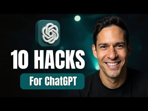10 ChatGPT Hacks That Will Make You a PRO in 2025 (Hidden Tricks)