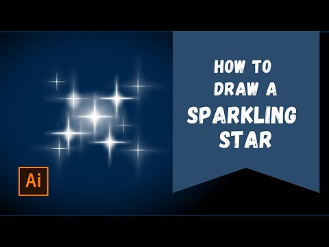 How to Draw a Sparkling Star in Adobe Illustrator l For Beginners!