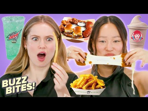 "Bridgerton" Cast Tries American Foods For The First Time | Buzz Bites