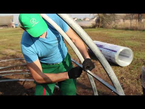 Сборка теплицы одним человеком за 2 часа