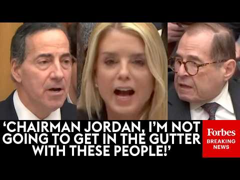 ABSOLUTE PANDEMONIUM: Pam Bondi Explodes On Jerry Nadler, Jamie Raskin In Shocking Hearing Clash