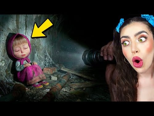 INVESTIGATING Masha and the Bear ABANDONED TUNNEL!