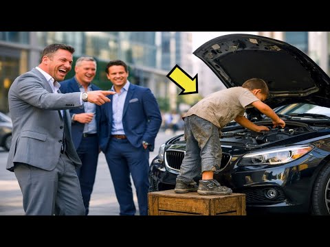 SI TU RÉPARES ÇA JE T'ADOPTE… LE MILLIONNAIRE RIT DE L'ORPHELIN, MAIS RESTA FIGÉ QUAND…