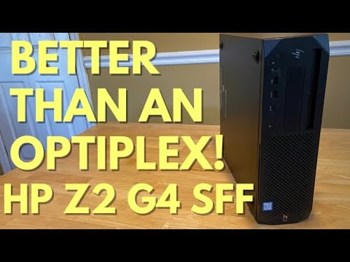 HP Z2 G4 SFF with RTX 3050 (Better than an Optiplex)