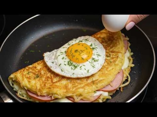 Grated Potatoes and Eggs — Quick Breakfast Everyone Will Love! Tastes Better Than Meat!