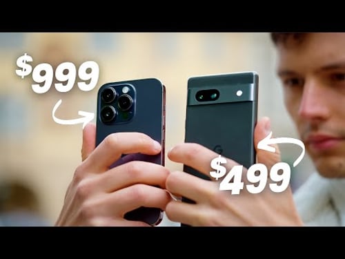 Pixel 7a vs iPhone 14 Pro: Nerdy CAMERA Test!