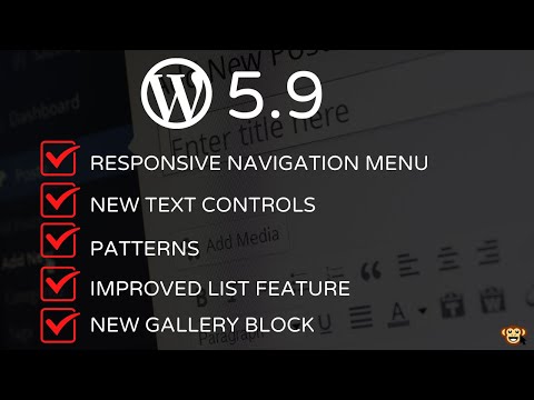 WordPress 5.9 - 5 New Features to Know
