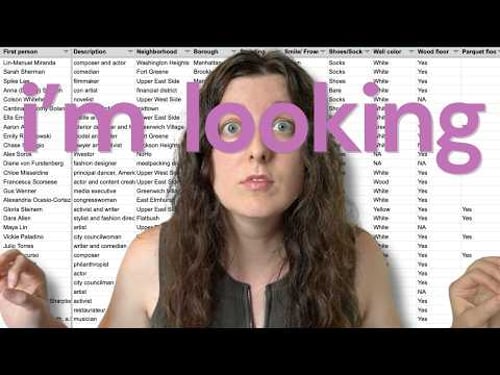 They’re showing famous people’s living rooms again