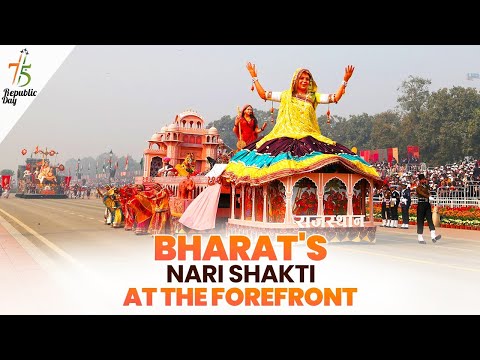 Nari Shakti themed tableaux at 75th Republic Day celebrations, Kartavya Path | 26 January 2024