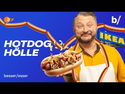 IKEA Irrsinn: Sebastian wurstelt am IKEA-Hotdog rum