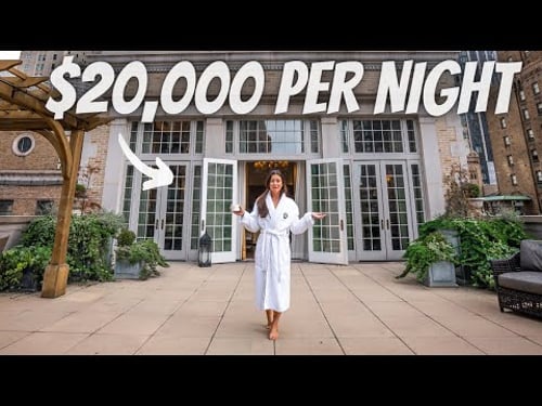 SLEEPING IN A $20,000 PER NIGHT NEW YORK PENTHOUSE