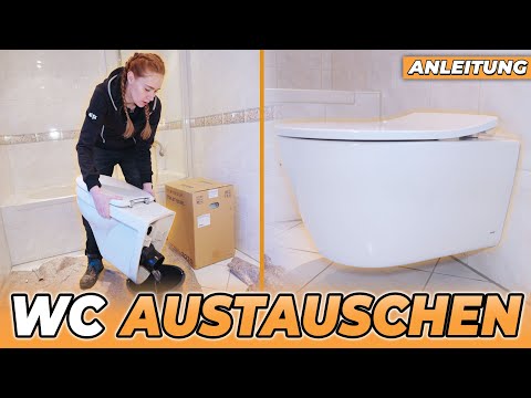 WAND-WC montieren | Baumädchen Tutorial