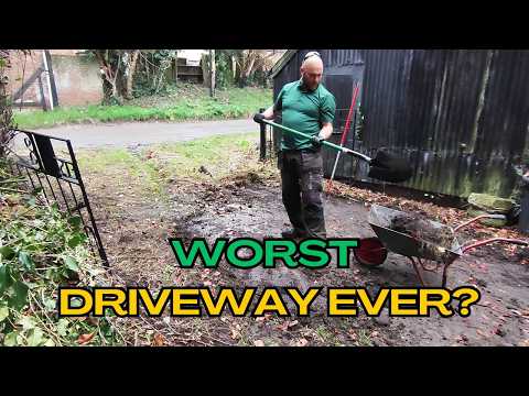 What Happens When You Spend 6 HOURS Fixing a TERRIBLE Driveway?