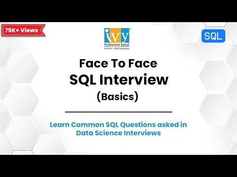 1:1 SQL Interview Session | Basics of SQL | SQL training | MySQL | IvyProSchool
