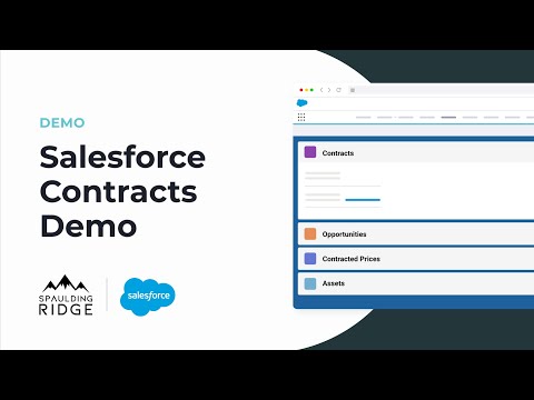 Salesforce Contracts Demo with Spaulding Ridge