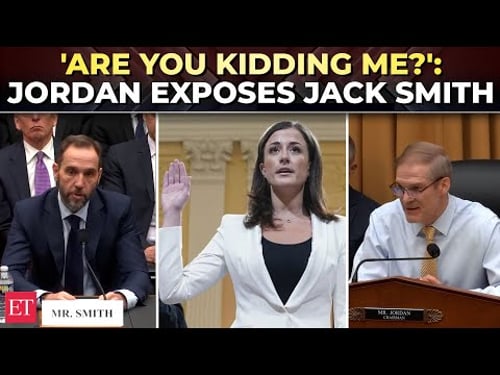 'You knew Hutchinson was lying, despite that…': Jim Jordan tears into Jack Smith over Trump probes