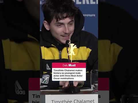 Timothée Chalamet breaks Oscar noms record