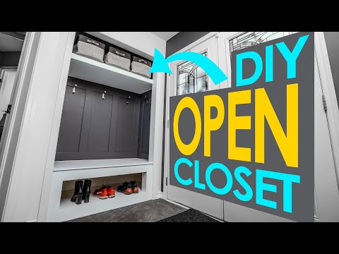 Open Concept Closet Renovation - DIY Closet Makeover for Beginners