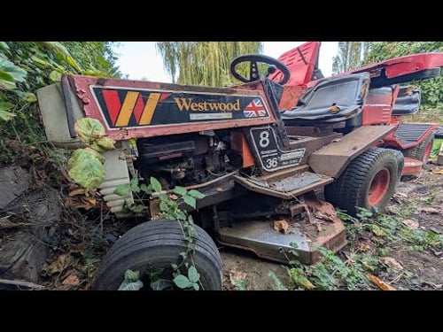 RUSTY 1982 SCRAPYARD MOWER - Will it Run?