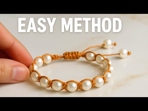 Easy Pearl Bracelet Making | Simple DIY Bracelet for Beginners”