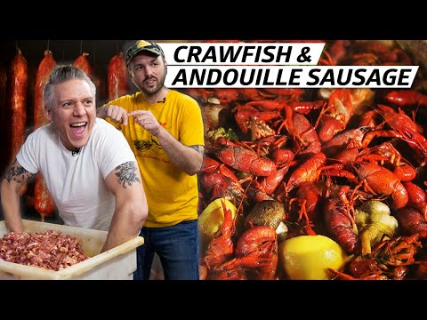 Making Smoky Andouille Sausage for a Crawfish Boil in New Orleans — Prime Time
