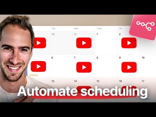Here's how to automate YouTube video scheduling in n8n