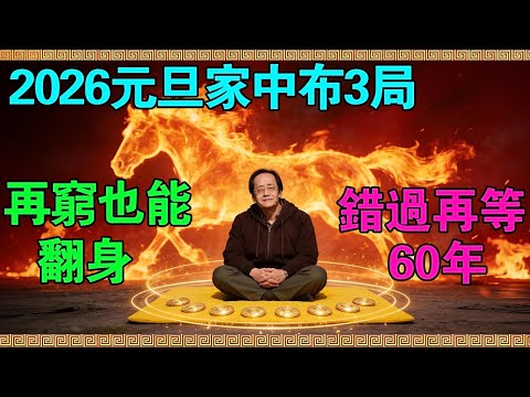 2026元旦不只是新年,倪海廈:教你3招,布下“化火生金”局:窮人翻身就靠這一天,錯過再等60年!#倪海廈 #養生 #財運 #運勢 #2026年 #元旦 #易經 #過年