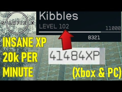 Level up FAST! Starfield exploit - 20,000 xp PER MINUTE, level 100 in 20 minutes, best xp farm