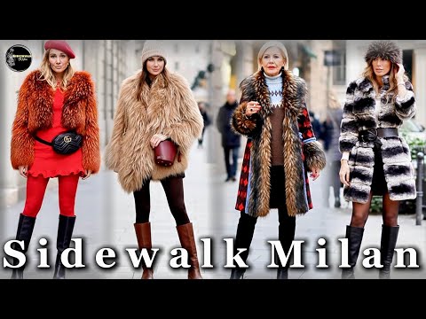 Milan Winter Street Style 2026 ❄️ Fur Coats, Chic Looks & Luxury Vibes | Most Stylish Street Looks